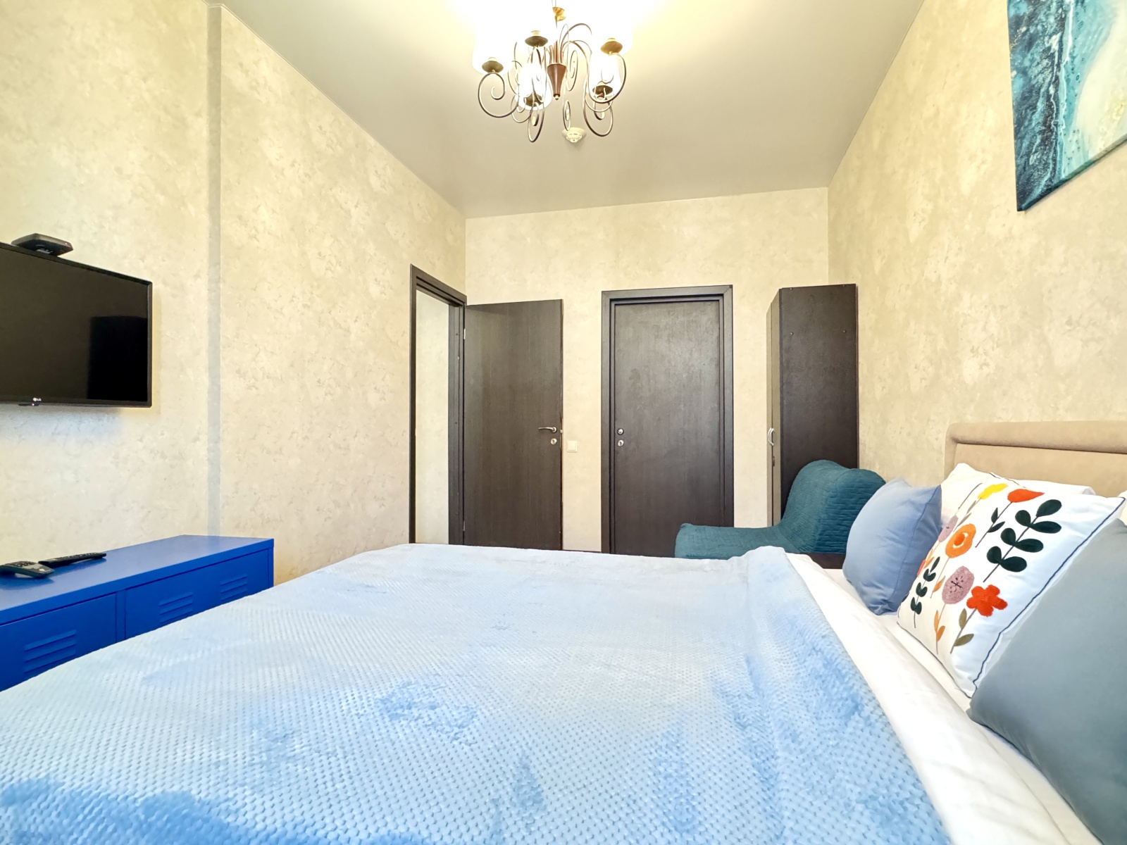 Евро двухкомнатный апартамент с балконом  в Сириусе АС 2-407