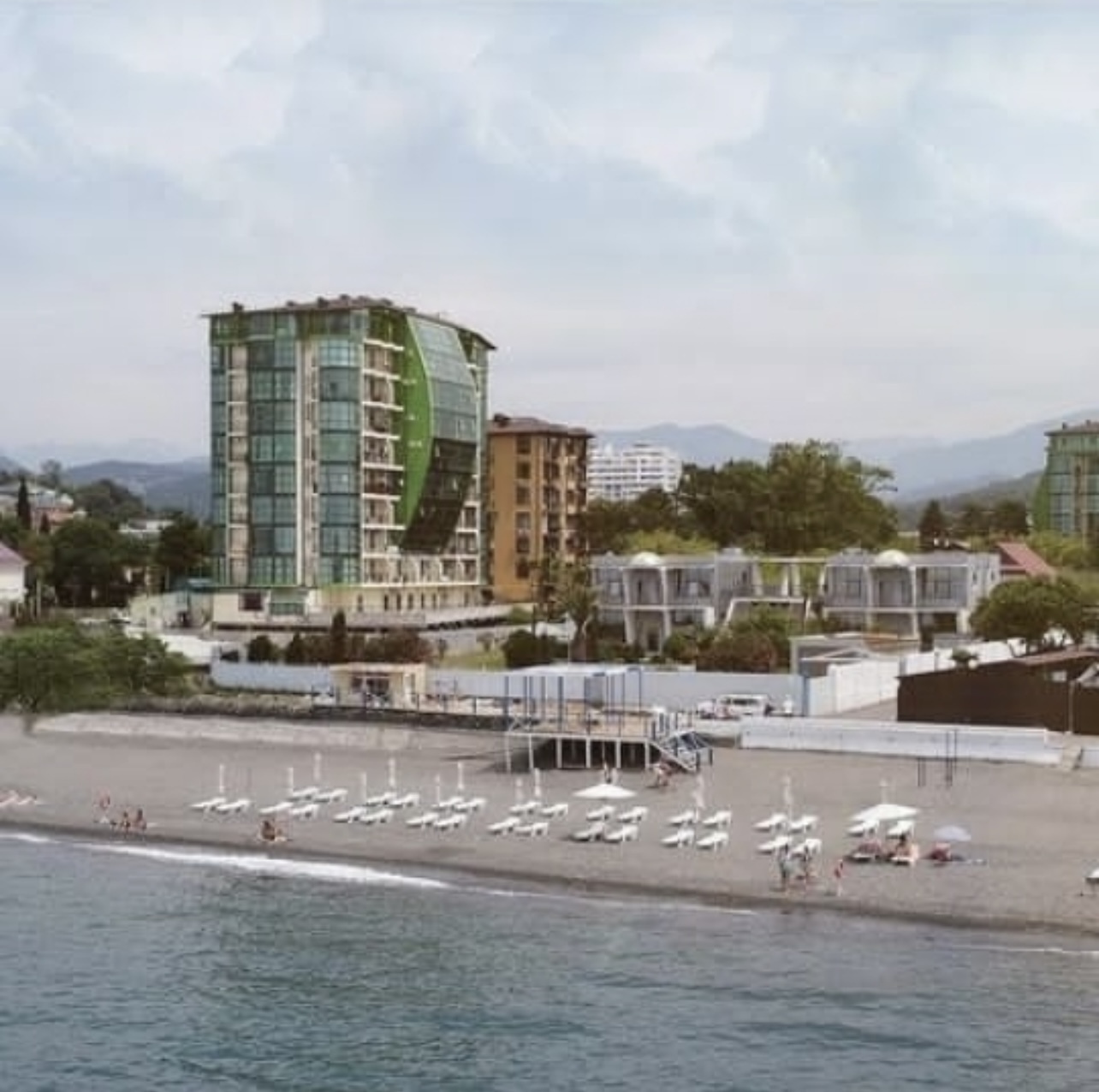 Квартира в дома бизнес-класса с шикарным видом на море!
