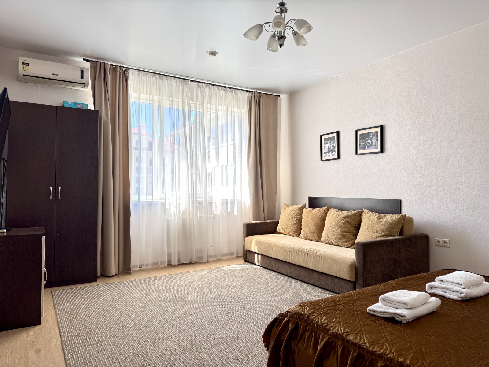 Евро двухкомнатный апартамент  в Сириусе АС 3-401