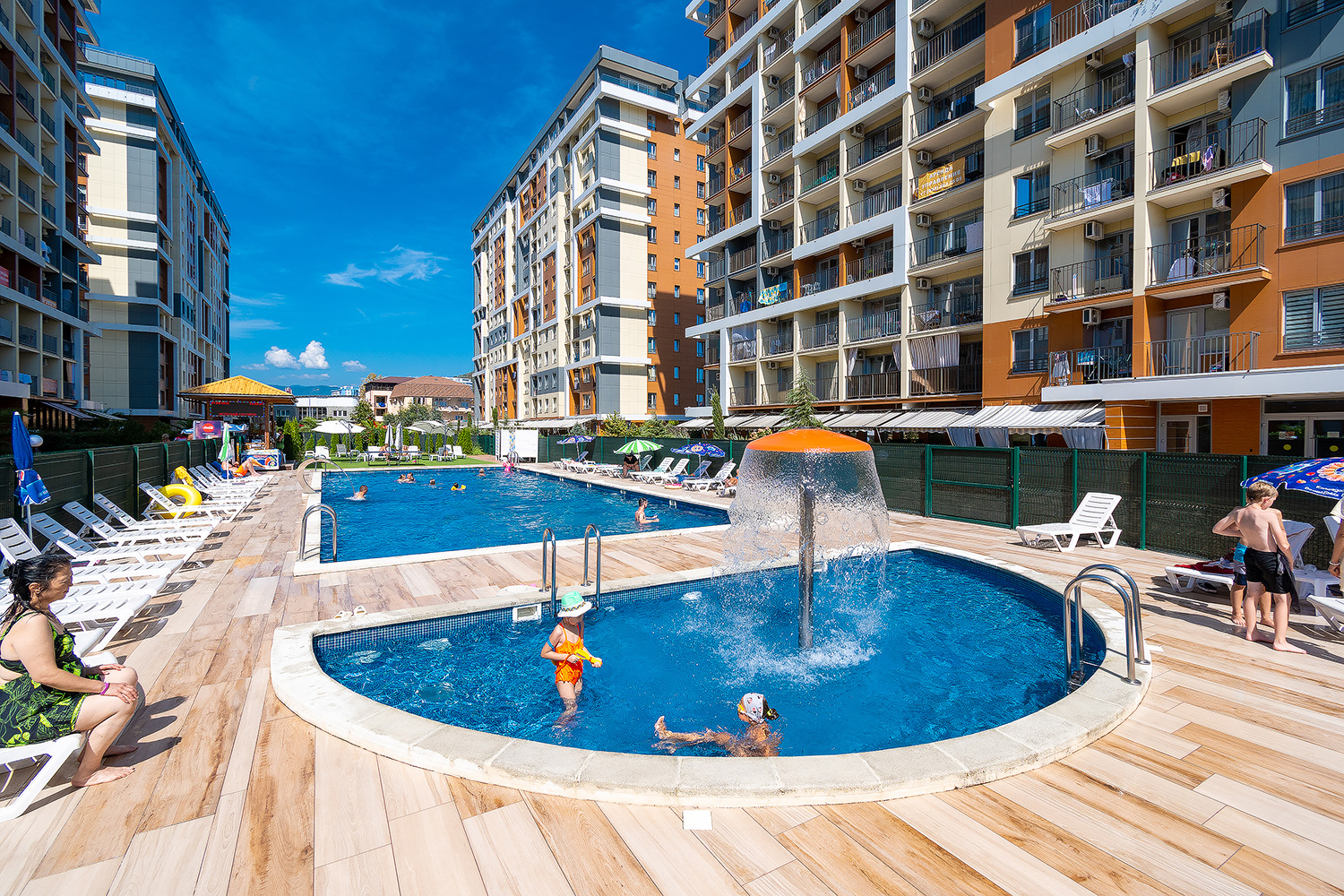 Студия с видом на море первая линия в ЖК Каравелла Португалии