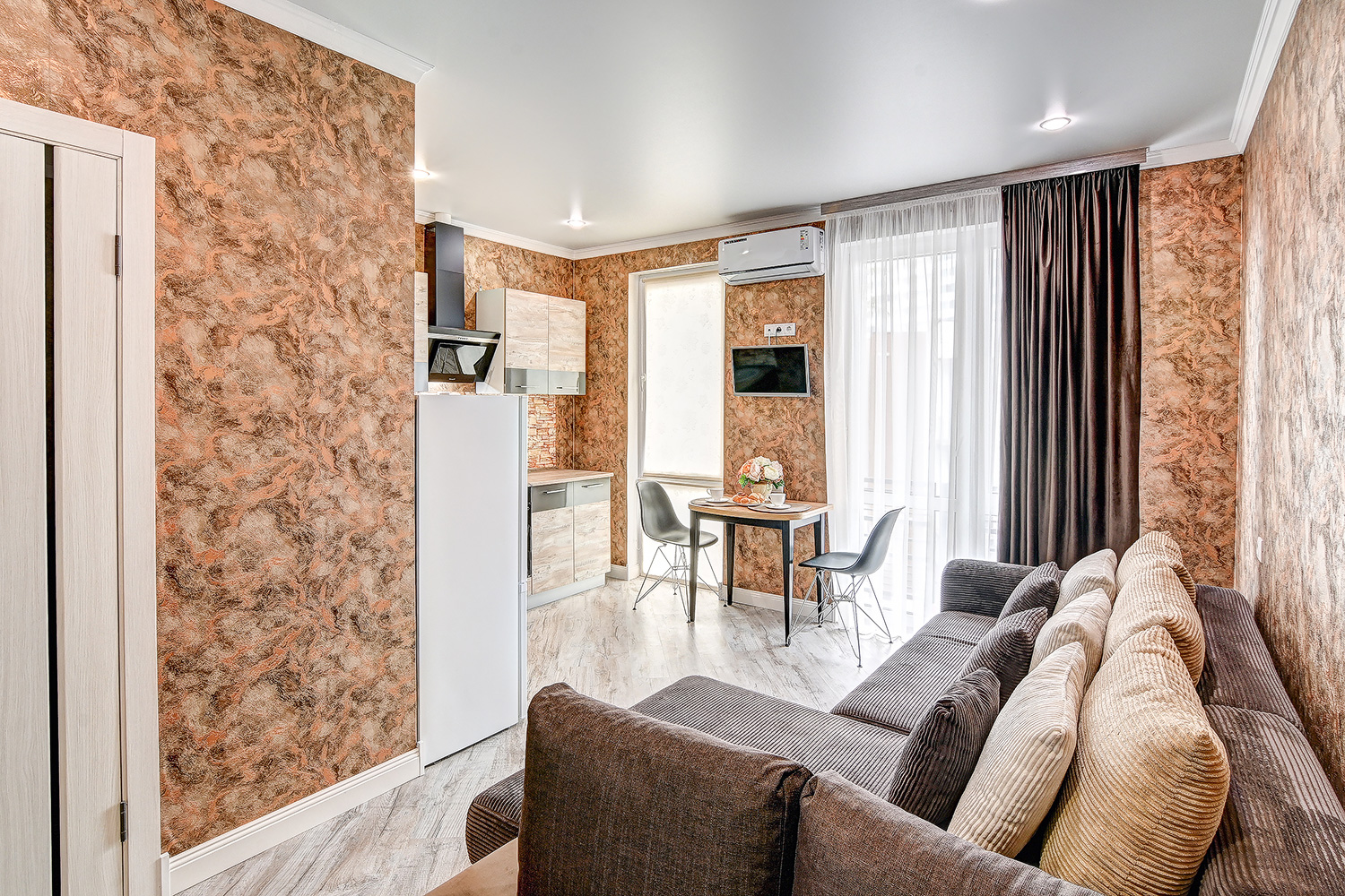 Студия с террасой и видом на море в ЖК Касабланка