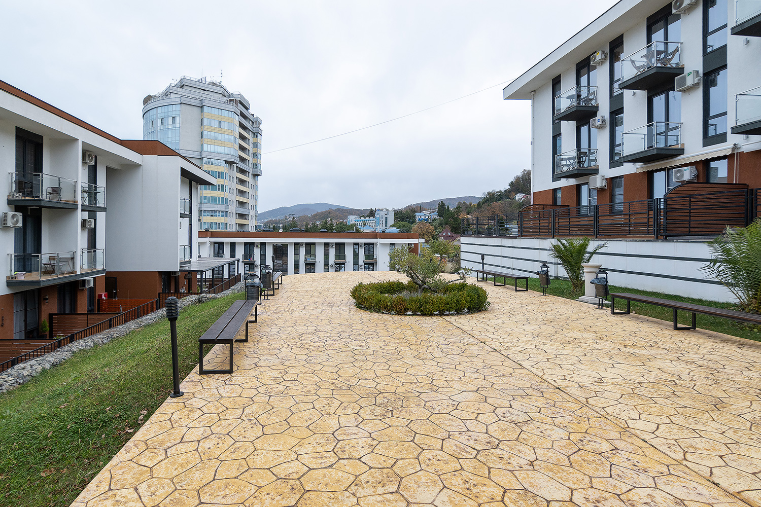 Студия с террасой и видом на море в ЖК Касабланка