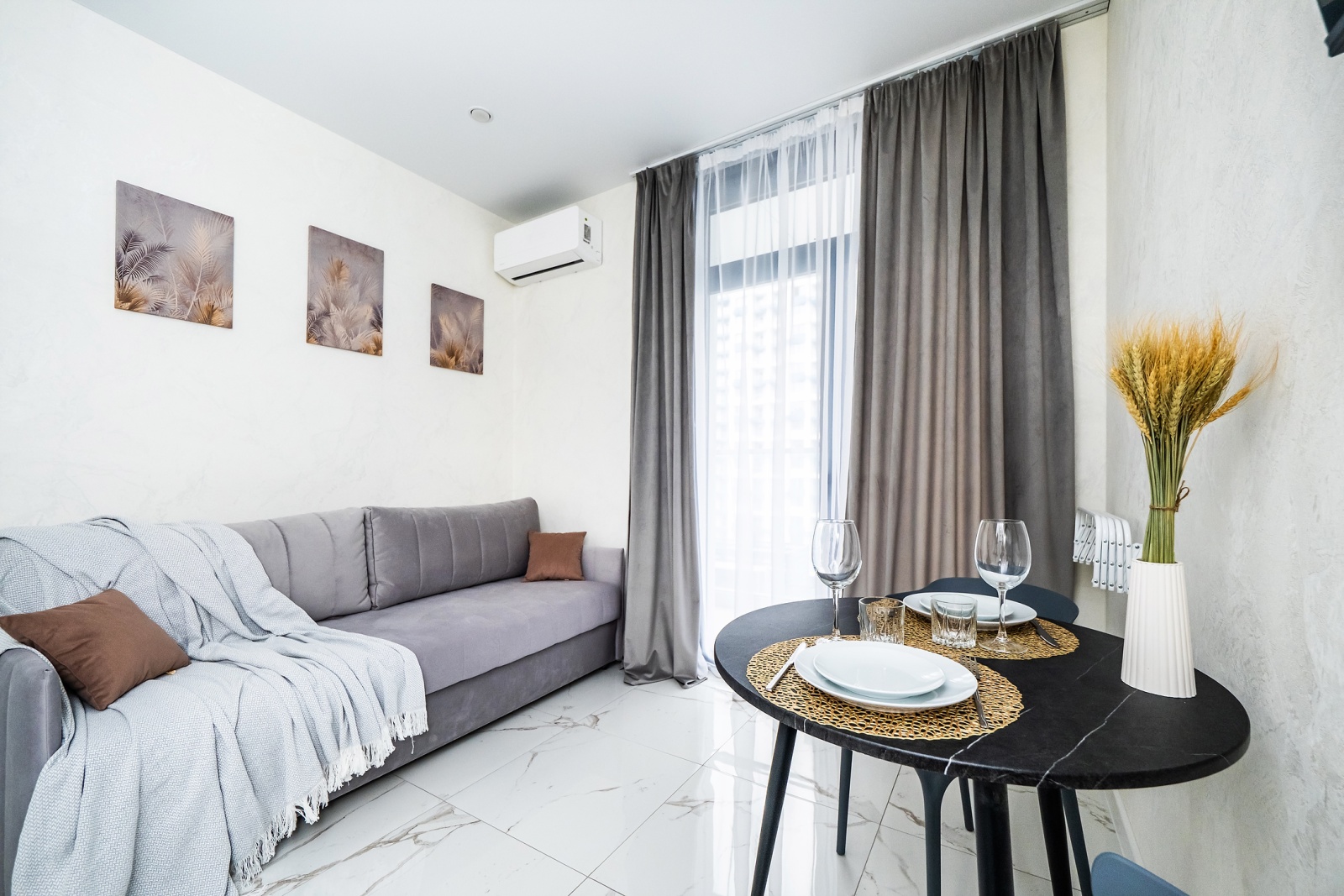 Уютная квартира-студия в современном ЖК "Кислород" 