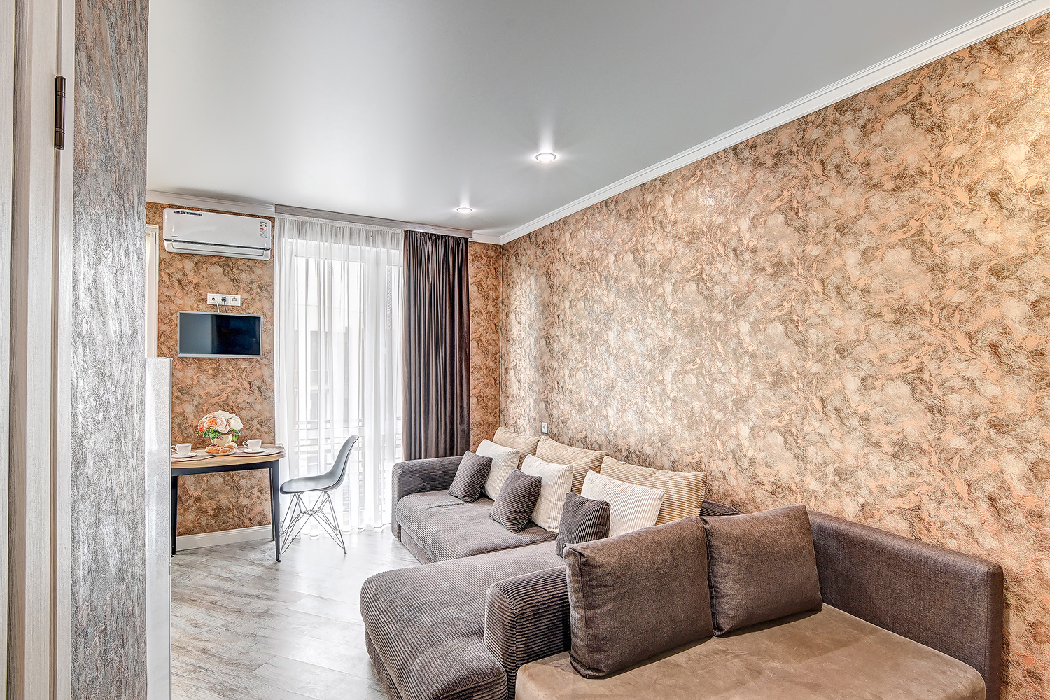 Студия с террасой и видом на море в ЖК Касабланка